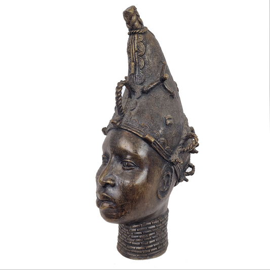 Benin Female Bronze Head Replica