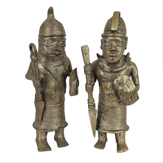 Brass Warrior Pair