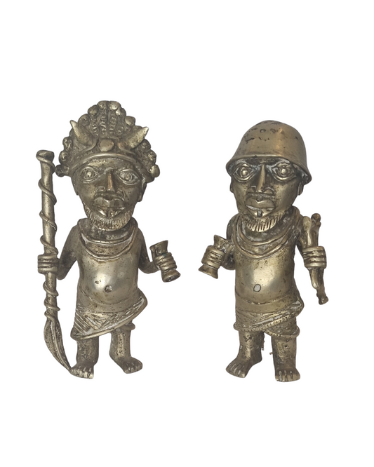 Brass Warrior Pair