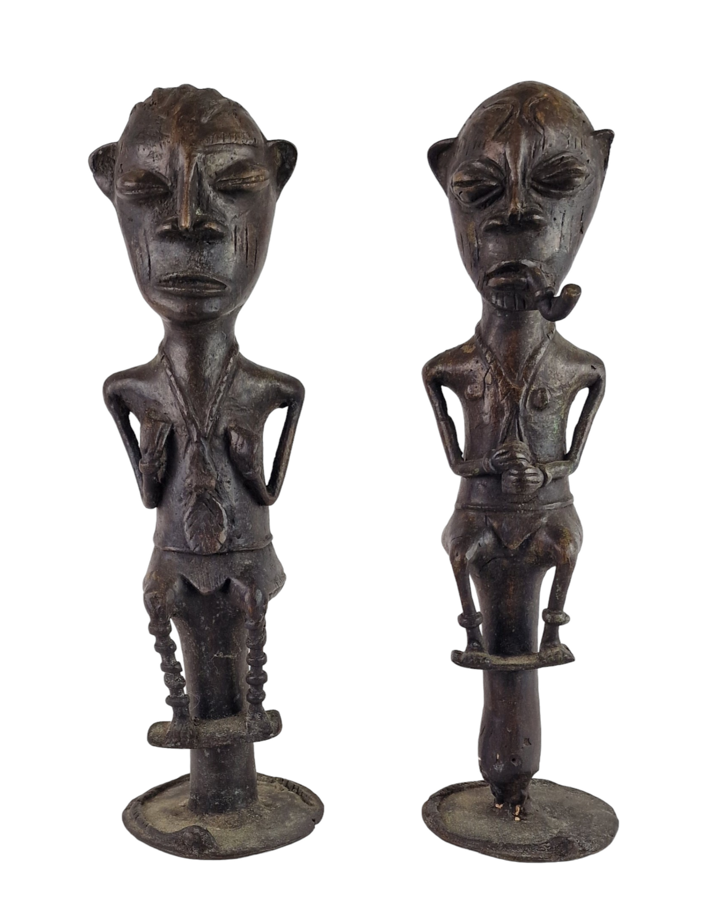 Bronze Figure Pair