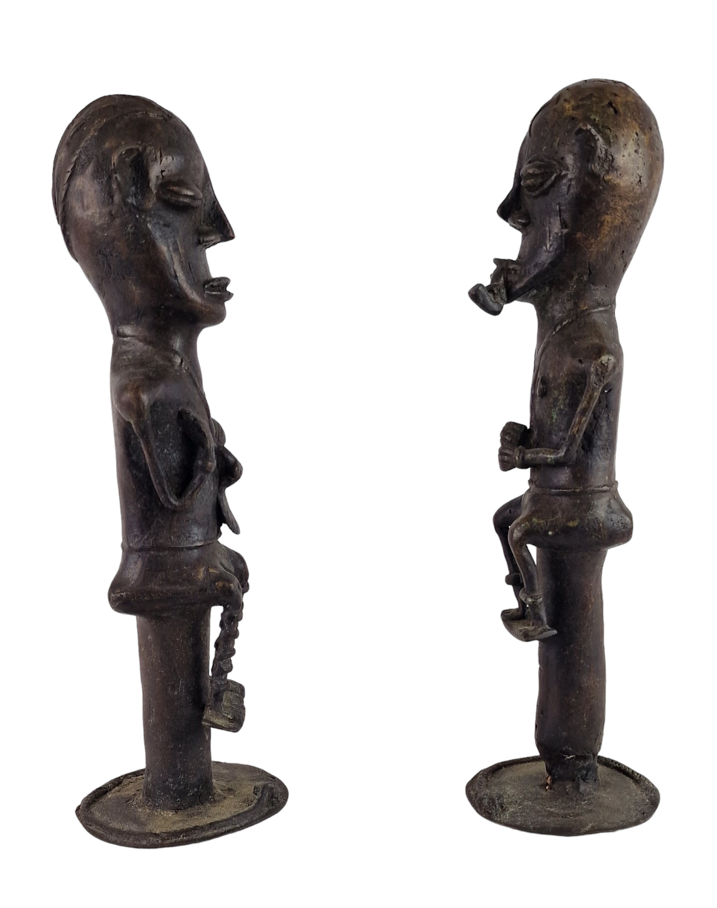 Bronze Figure Pair